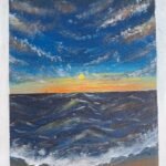 Sunset Over the Endless Ocean