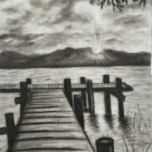 "The Pier’s Quiet Glow"