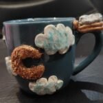 hand-crafted 3D relief mug
