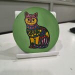 indian folk art cat -aj