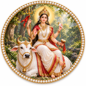 Maa Shailaputri Tabletop Devotional Frame
