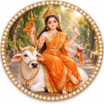 Maa Shailaputri Tabletop Devotional Frame