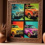 Vintage Car Pop Art