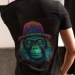 Neon Gorilla in Bucket Hat