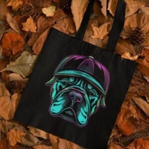 Trippy Neon Bulldog