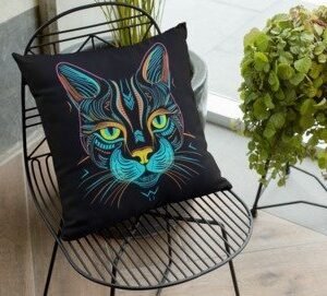 Sacred Geometry Cat