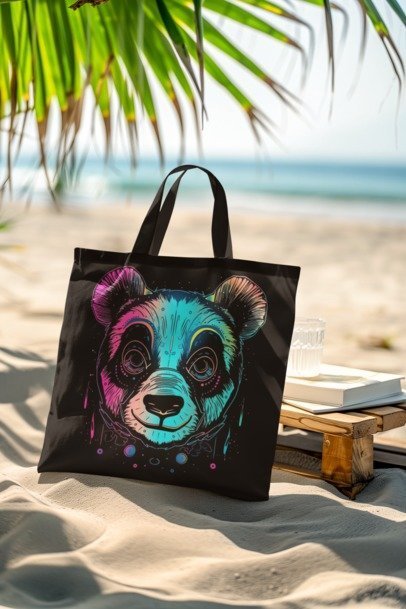 Neon Wildlife Digital Art
