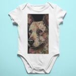 Floral German Shepherd Art