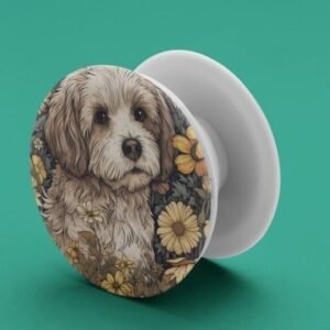 Floral Cavapoo Art