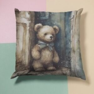 Vintage Teddy Bear Watercolor