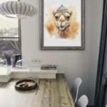 Majestic Camel in Warrior Helmet