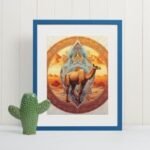 Ornate Camel Desert Mandala