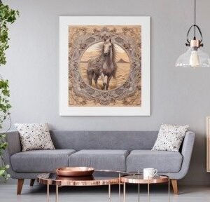 Majestic Desert Horse
