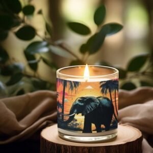 Boho Elephant Sunset