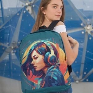 Cyberpunk Girl Abstract
