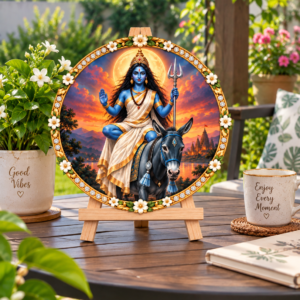 Maa Kalaratri Tabletop Devotional Frame Day 7