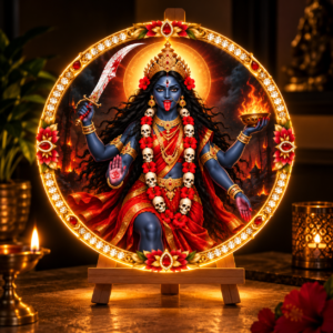 Maa Kalaratri Tabletop Devotional Frame Day 7
