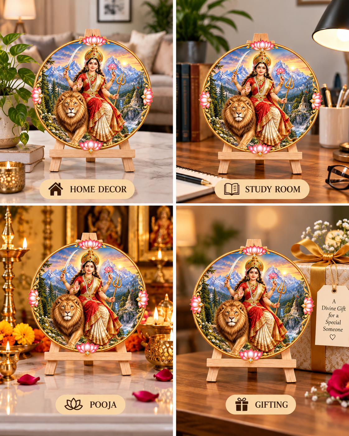 Maa Katyayani Tabletop Devotional Frame
