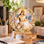 Maa Mahagauri Tabletop Devotional Frame Day 8