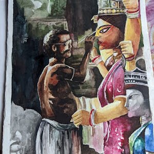 Agomoni Watercolor on paper