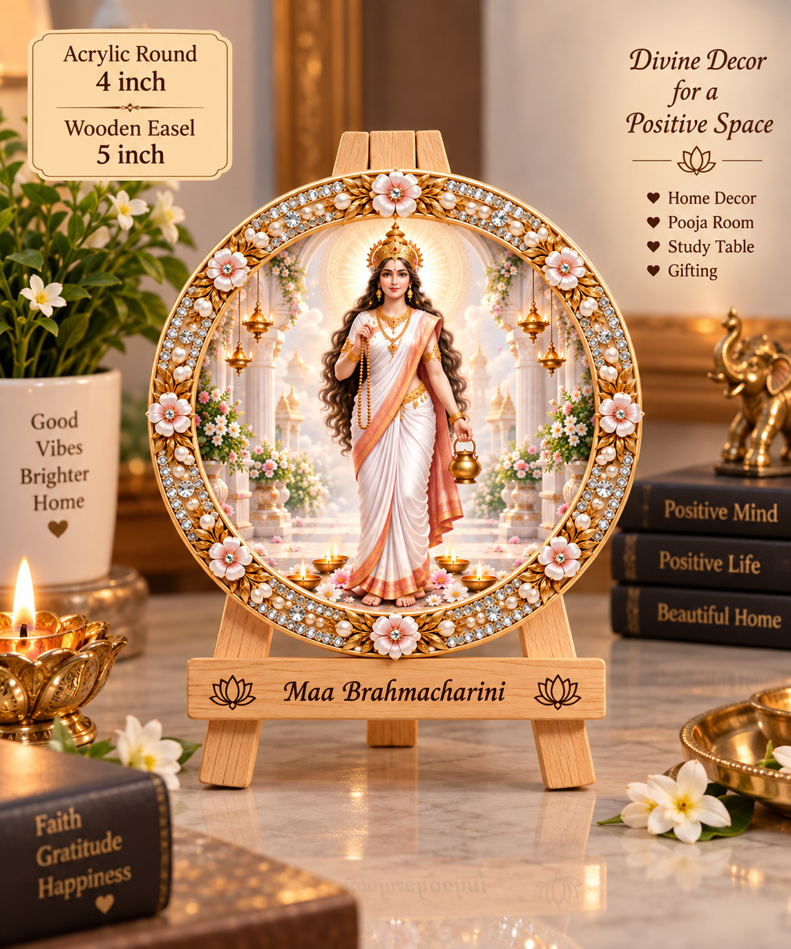 Maa Brahmacharini Tabletop Devotional Frame