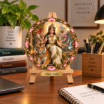 Maa Chandraghanta Tabletop Devotional Frame Day 3