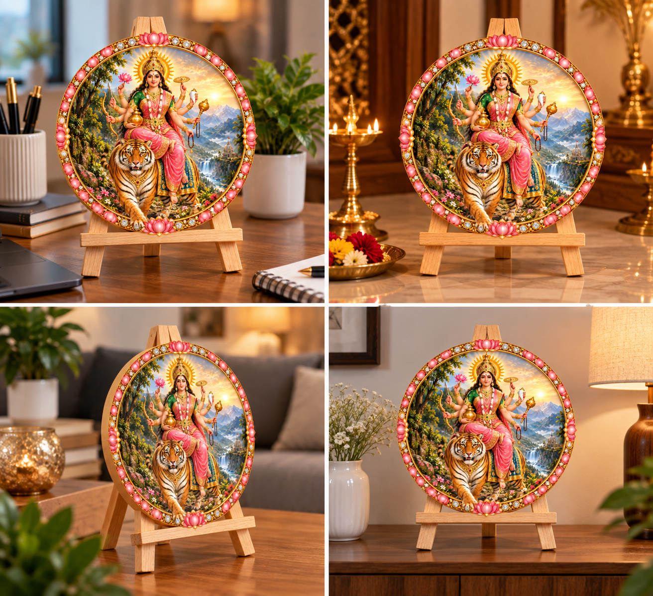 Maa Kushmanda Tabletop Devotional Frame Day 4