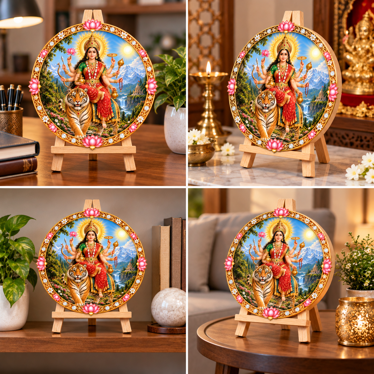 Maa Kushmanda Tabletop Devotional Frame Day 4
