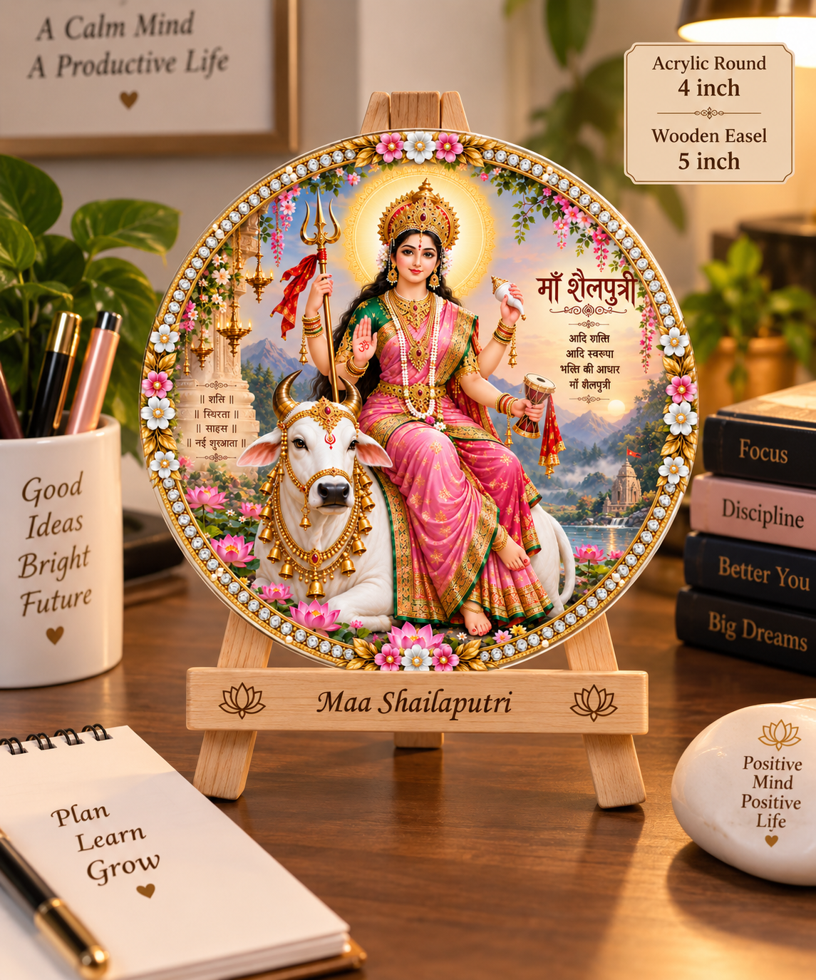 Maa Shailaputri Tabletop Devotional Frame Day 1